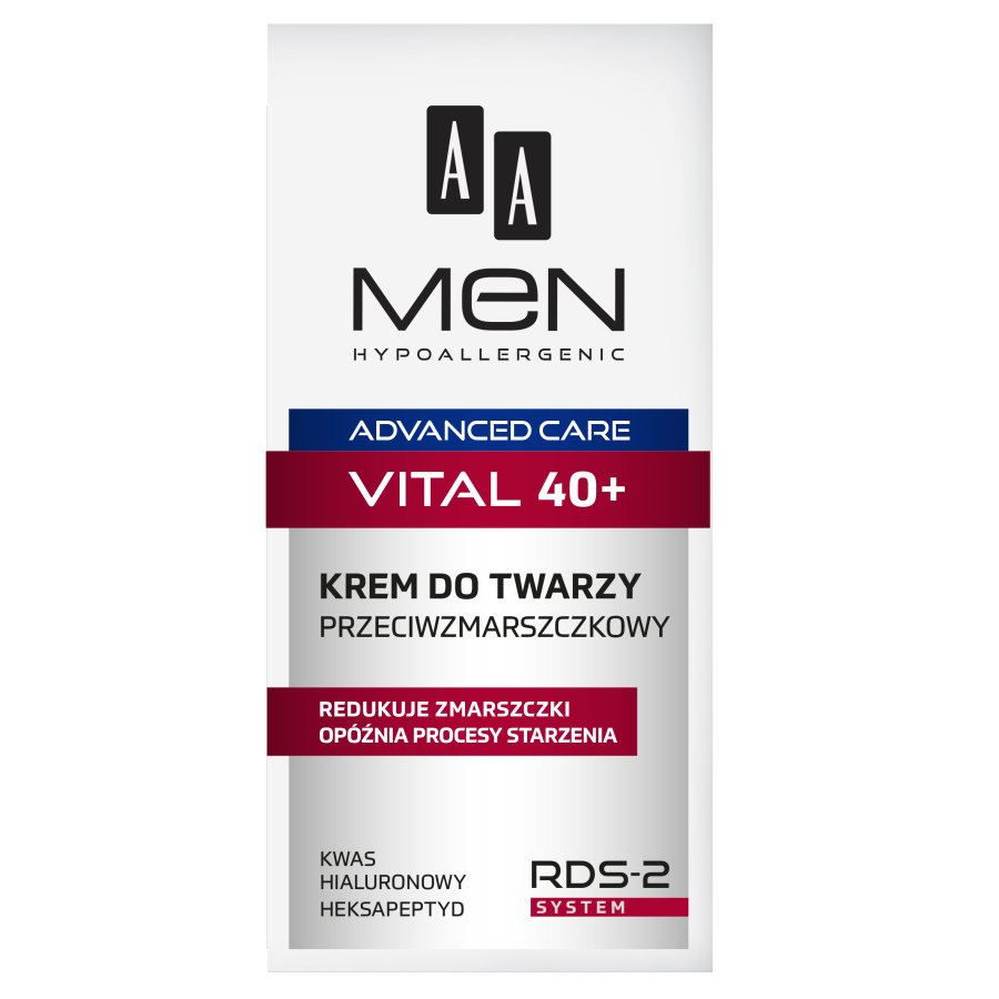 AA Men Advanced Care Vital 40+ krém proti vráskam 50 ml