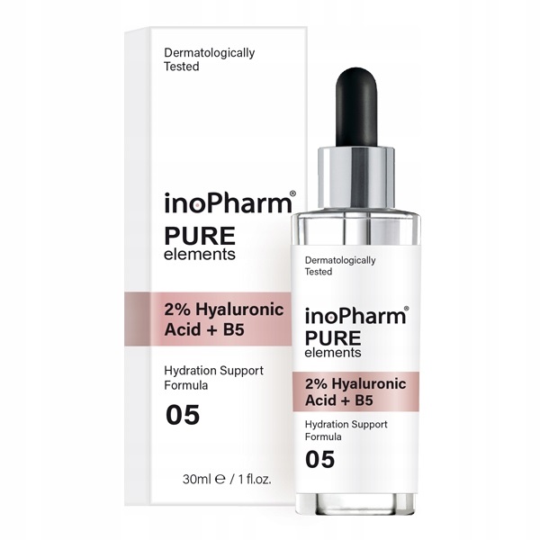 Pure Elements 2% Kyselina Hyalurónová + Sérum Na Tvár B5 S Kyselinou Hyalurónovou A Vitamínom B5 30ml