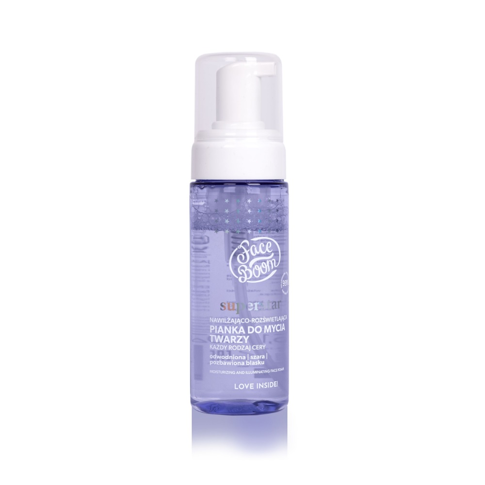 Superstar Hydratačné A Rozjasňujúce Umývanie Tváre Shimmering Celebrity Foam 150ml