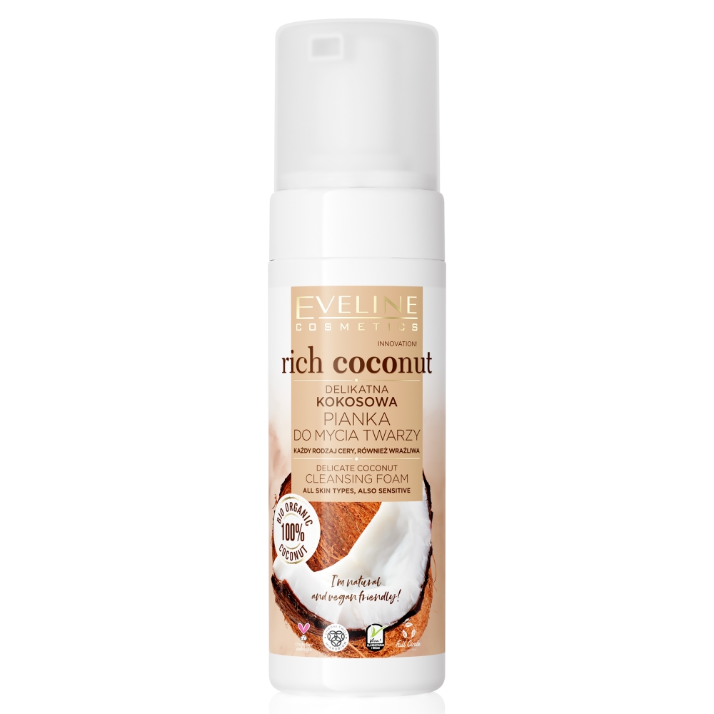 Rich Coconut Jemná Kokosová čIstiaca Pena Na Tvár 150 Ml
