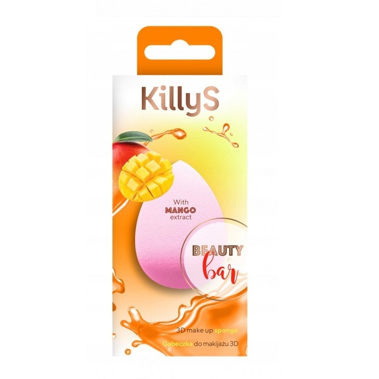 Beauty Bar 3D Gąbeczka Do Makijażu Z Ekstraktem Z Mango