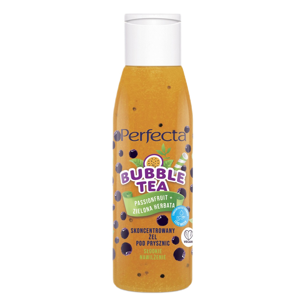 Perfecta, Bubble Tea koncentrovaný sprchový gél Passionfruit + zelený čaj 100 ml