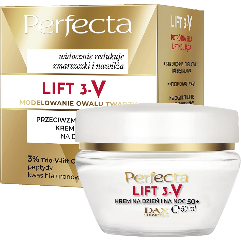 Perfecta, Lift 3-V denný a nočný krém proti vráskam 50+ 50 ml