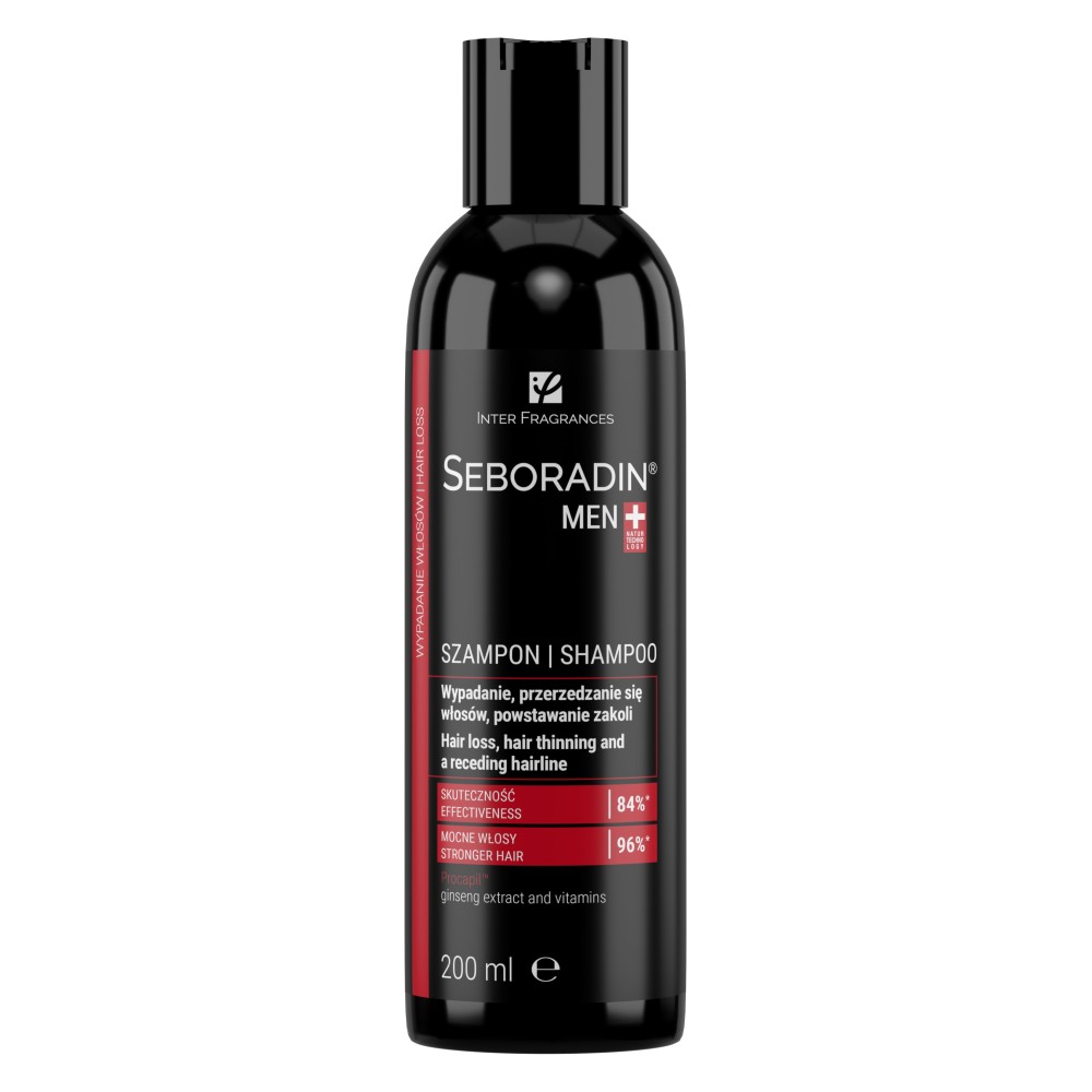 Seboradin Men šampón proti vypadávaniu vlasov pre mužov 200 ml