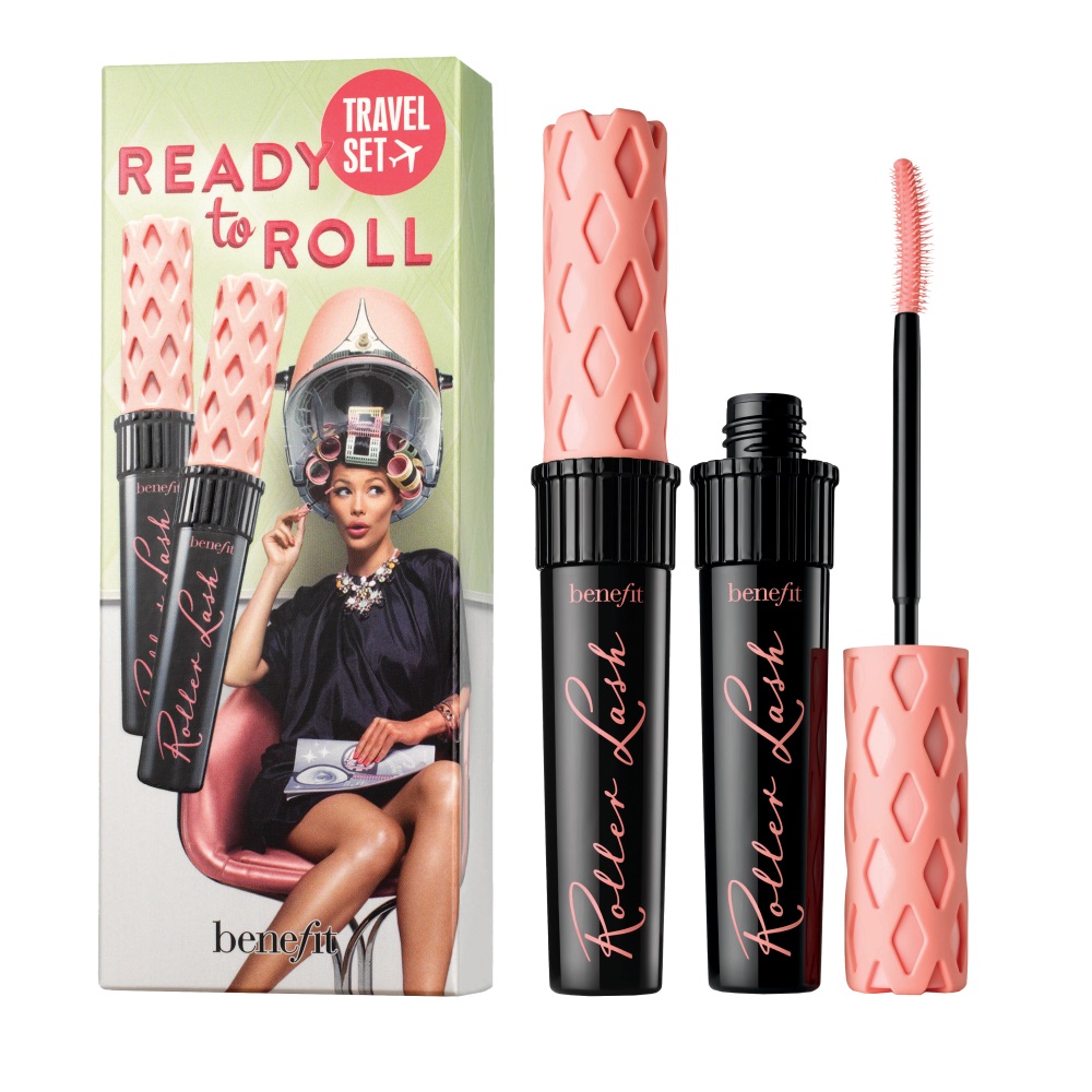 Benefit Ready To Roll Travel Set natáčecí a liftingová řasenka černá 2x8,5g