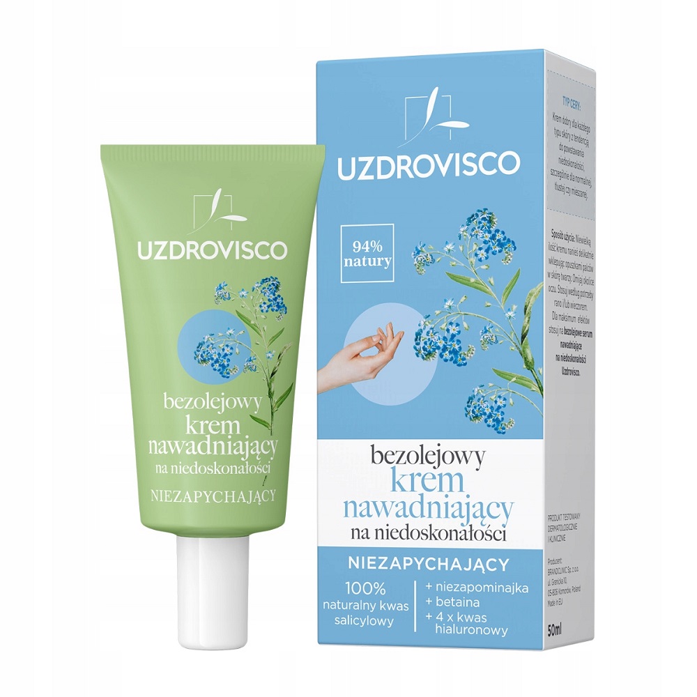 UZDROVISCO Bezolejový hydratačný krém na nedokonalosti 50ml