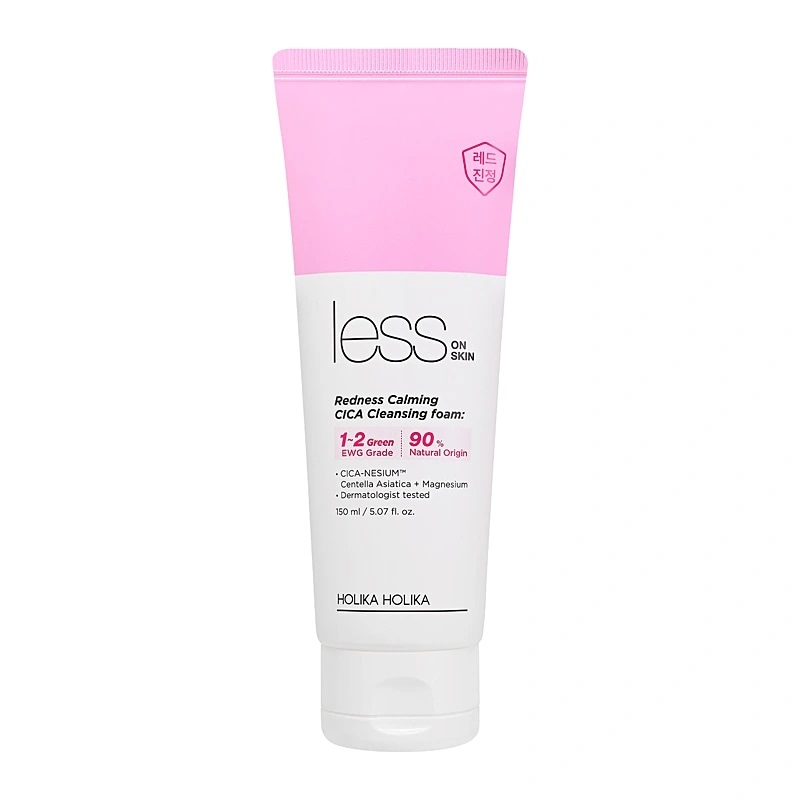 Less On Skin Redness Calming CICA Cleansing Foam Pianka Myjąca Do Podrażnionej I Zaczerwienionej Skóry