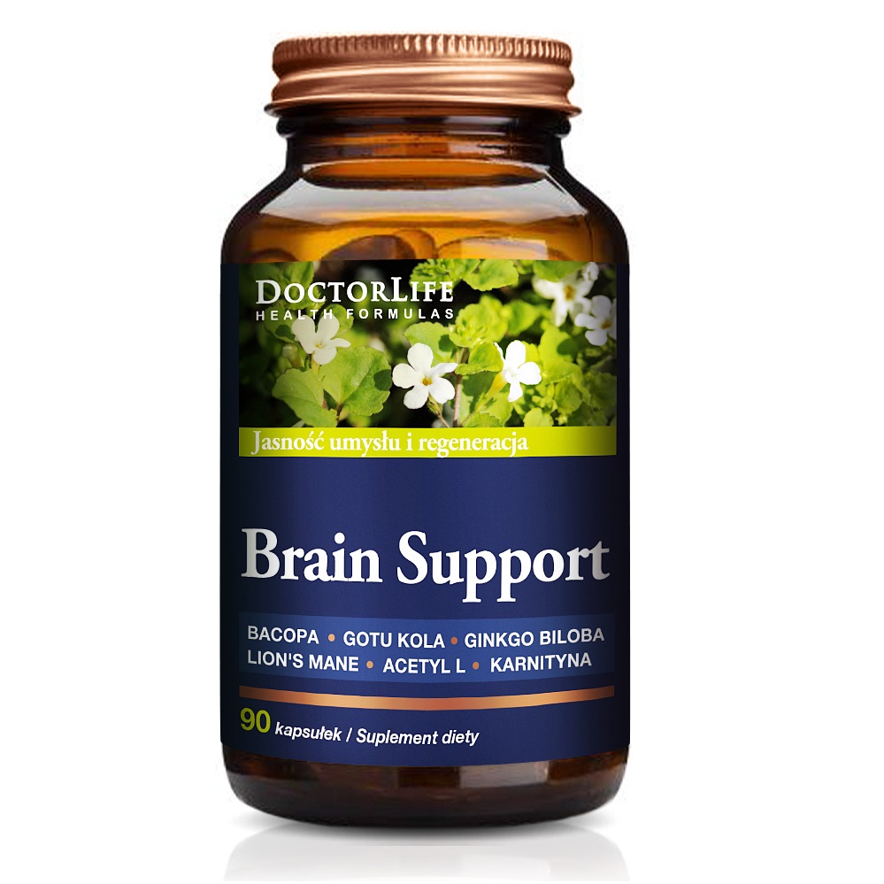 Brain Support Jasność Umysłu I Regeneracja Suplement Diety 90 Kapsułek