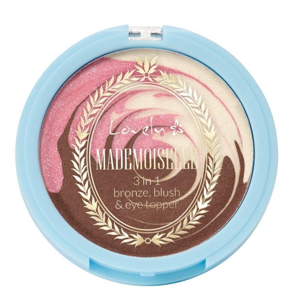 Mademoiselle 3in1 Bronze Blush & Eye Topper Kremowy Bronzer Róż I Topper Do Powiek