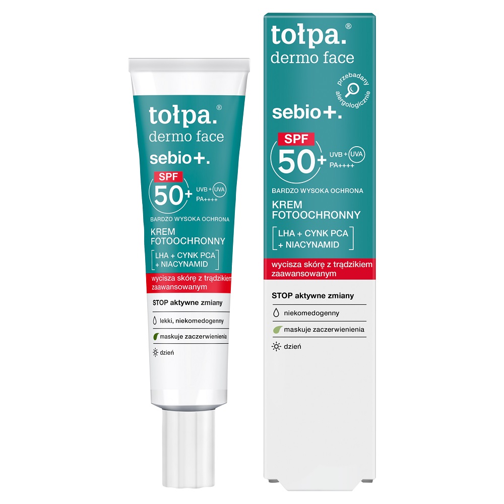 Dermo Face Sebio+ Krem Fotoochronny SPF50+