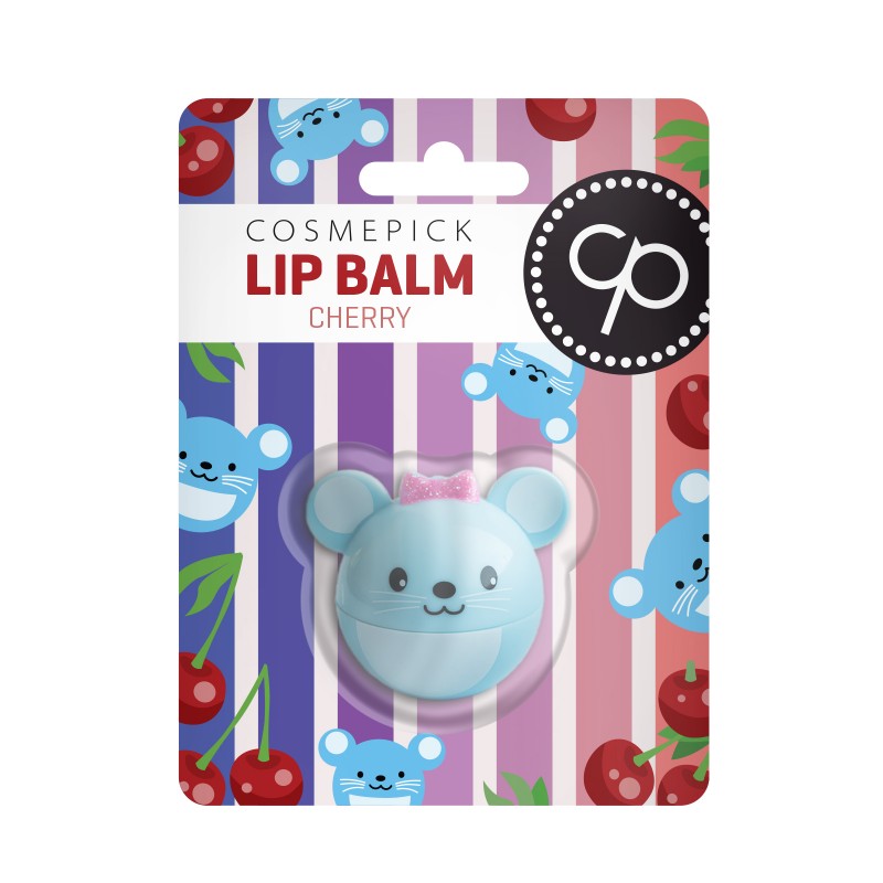 Lip Balm Cherry Mouse Balsam Do Ust