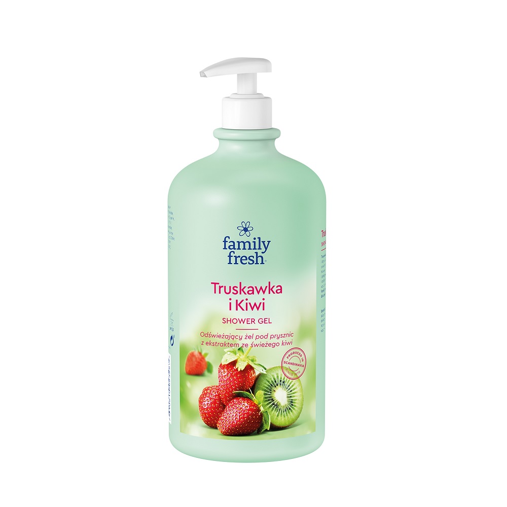 Osviežujúci Sprchový Gél S Jahodami A Kivi 1000 Ml