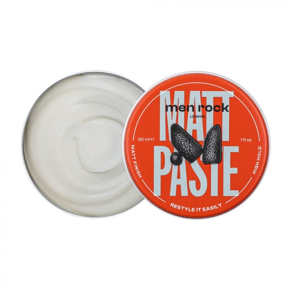 MenRock, Matná pasta Hight Hold Matt Finish matná pasta na vlasy pre mužov 30ml