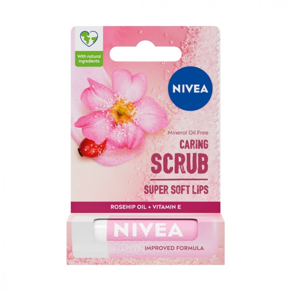 Pečující Peeling Na Rty Wild Rose