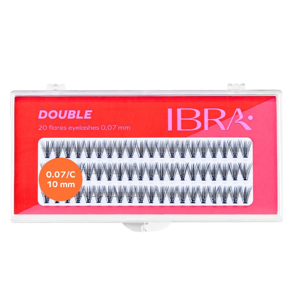 Dvojité Bezuzlové 20 D-10mm Umelé Riasy 60ks