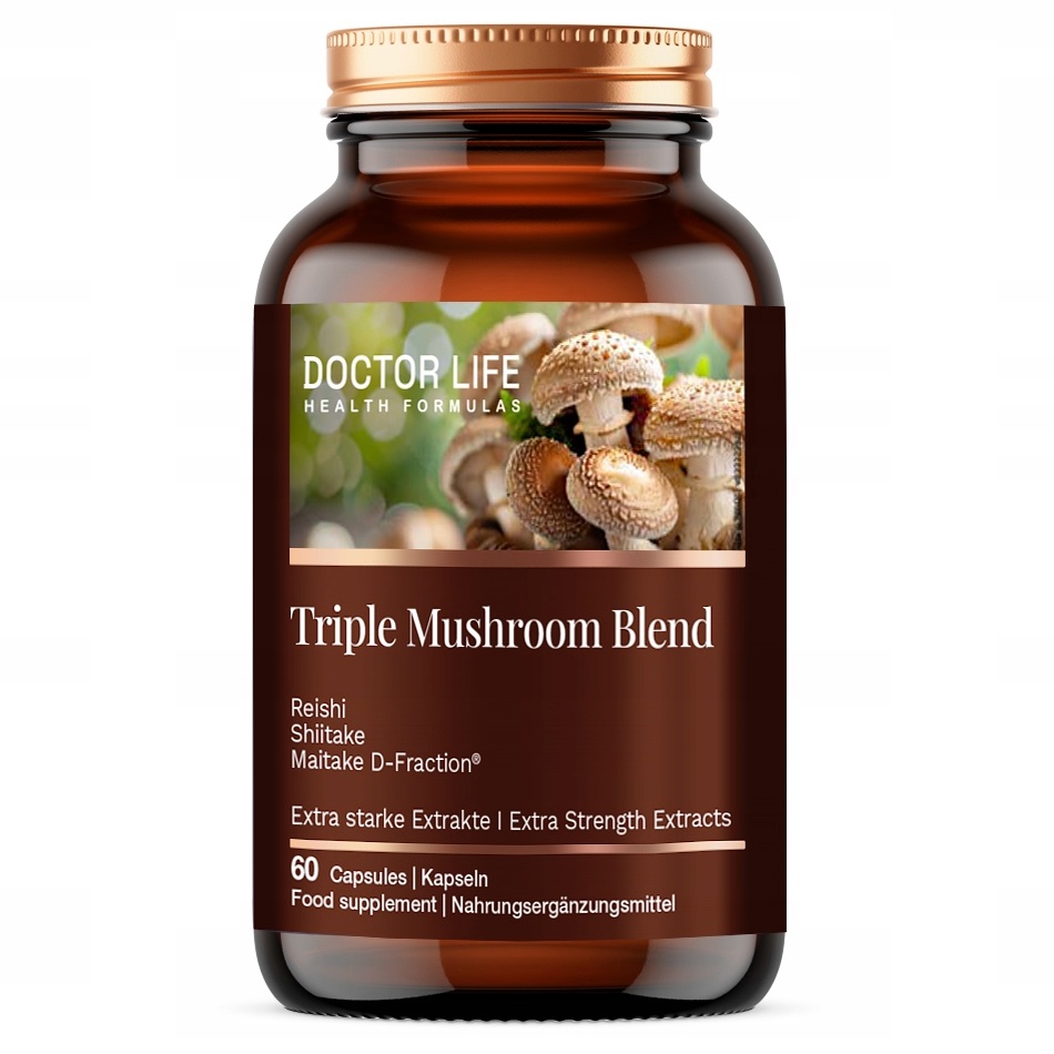 Triple Mushroom Blend Suplement Diety 60 Kapsułek