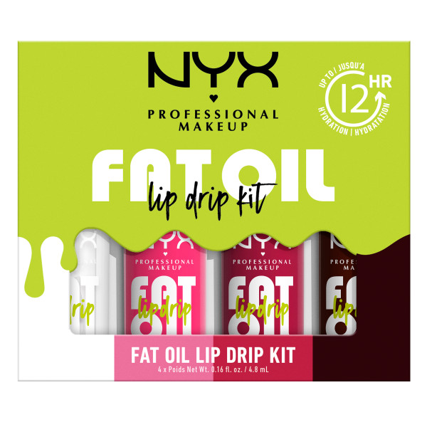 Fat Oil Lip Drip Kit Sada Olejov Na Pery 4x4,8 Ml