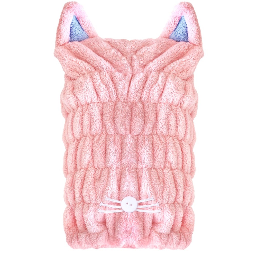 Kids Bath Hair Wrap Kąpielowy Turban Dla Dzieci Pink