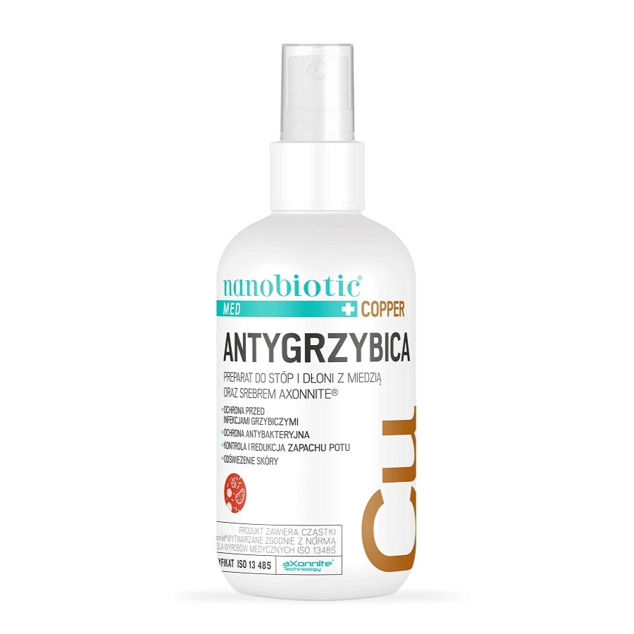Med Copper Antygrzybica – Sprej Proti Plesniam Na Nohy A Ruky, 75 Ml