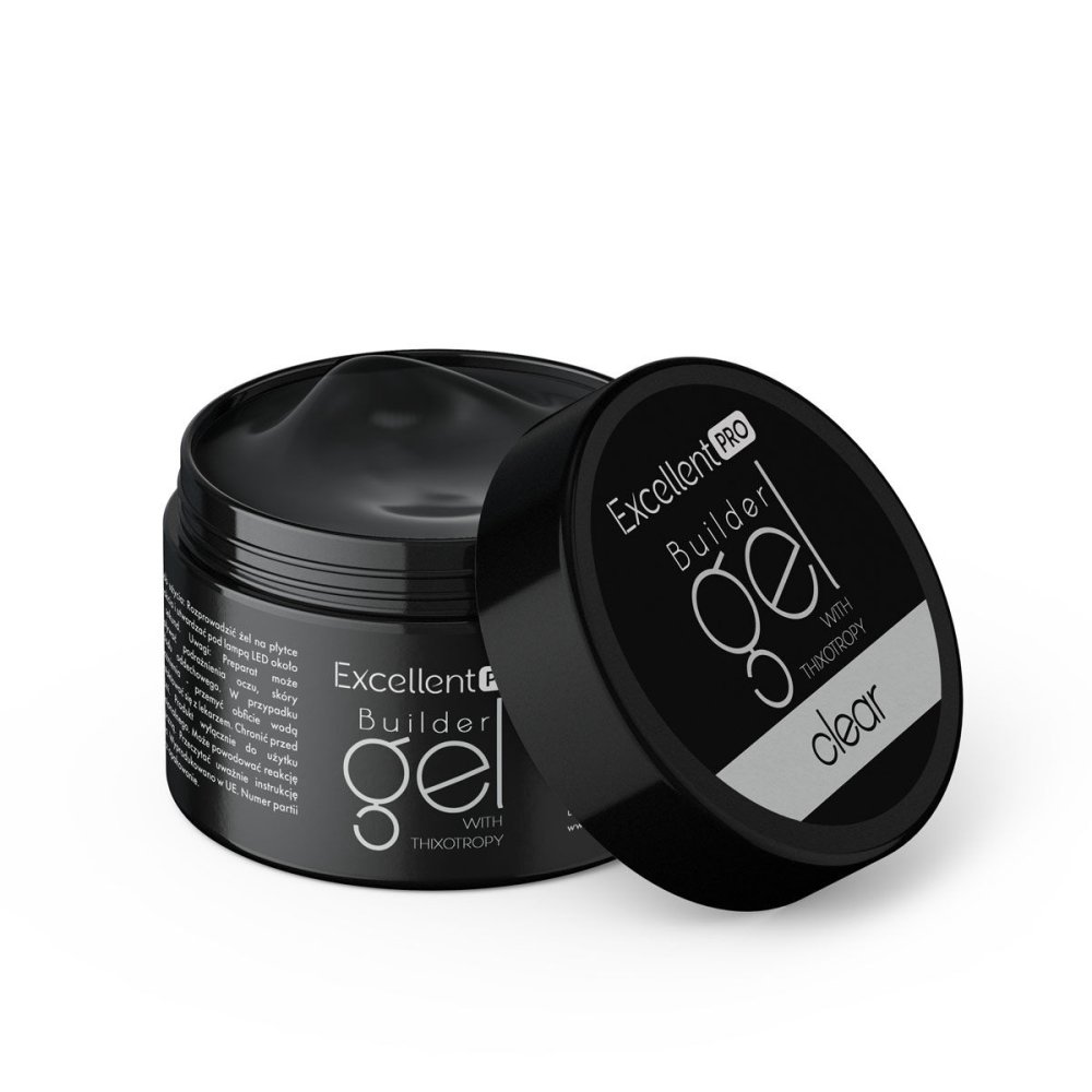 Builder Gel With Thixotropy Clear Construction Gel With Thixotropic Properties, Clear