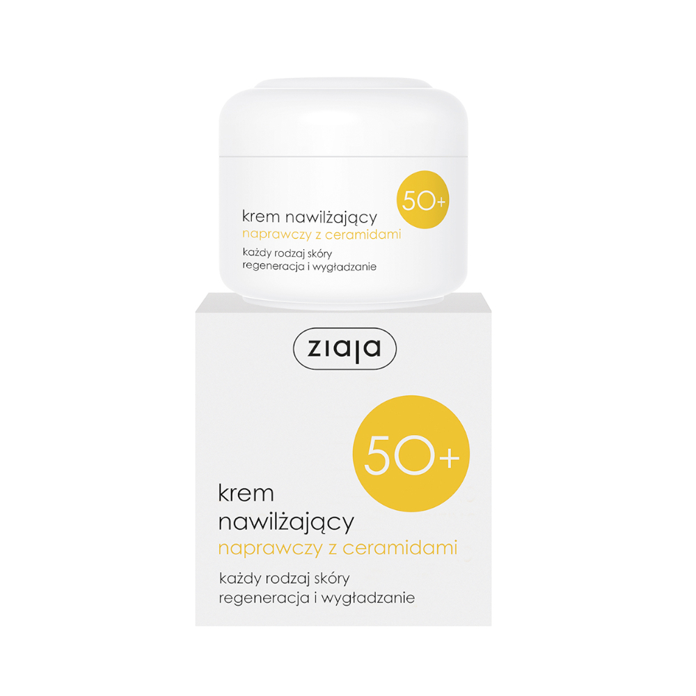 Ziaja 50+ hydratačný krém s ceramídom 50 ml