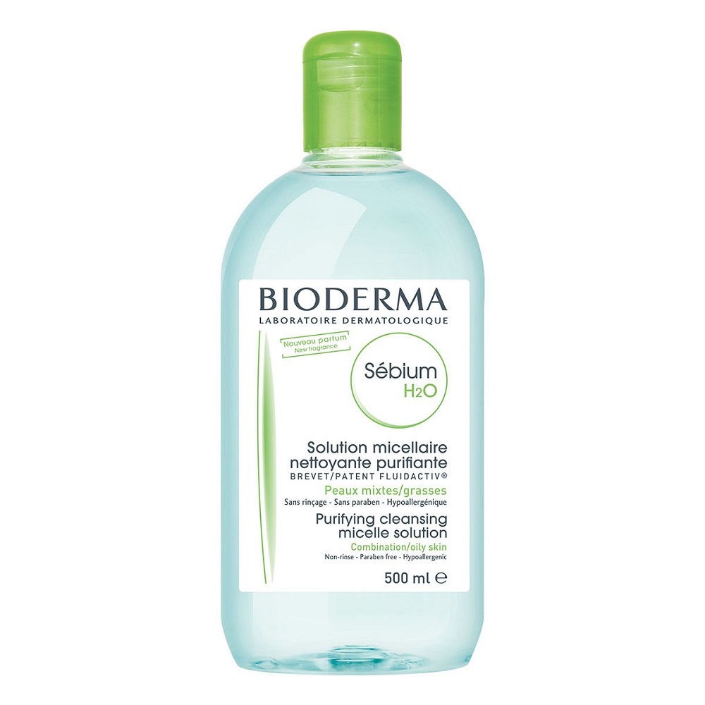 Bioderma, Sebium H2O micelární voda pro mastnou a smíšenou pleť 500 ml