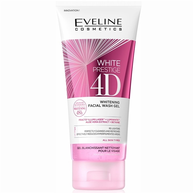 White Prestige 4D Whitening Facial Wash Gel 200ml