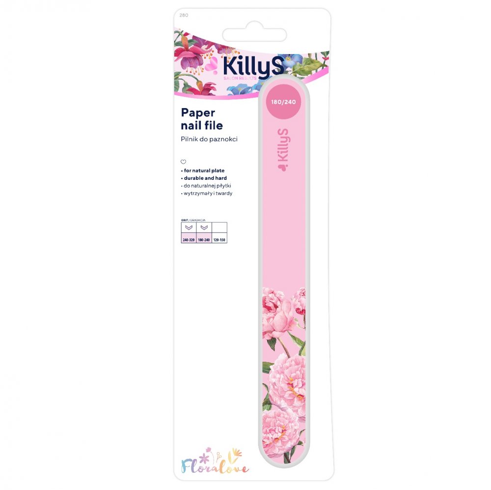 Floralove Pilnik Różowy Prosty 180/240