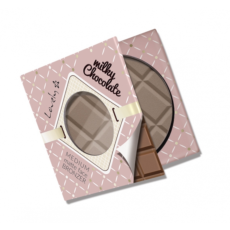 Milky Chocolate Medium Matte Face Bronzer Czekoladowy Matowy Bronzer Do Twarzy I Ciała
