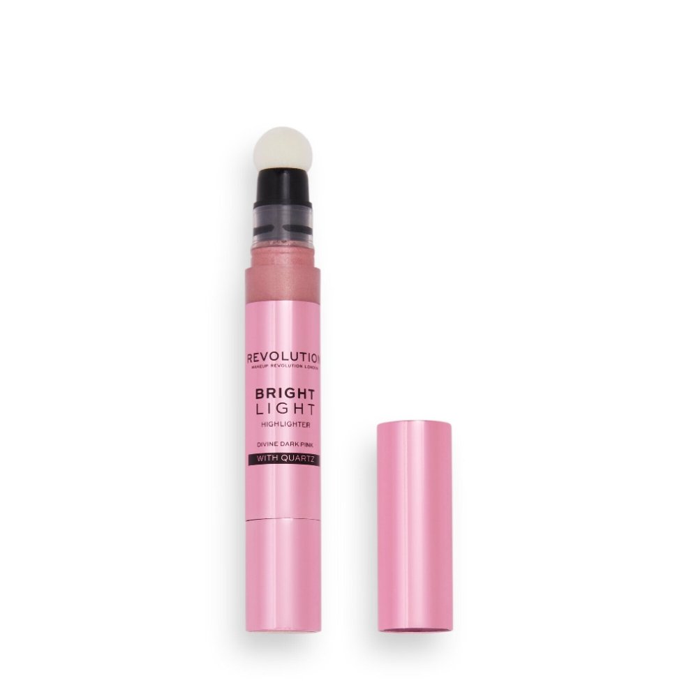 Makeup Revolution, Tekutý rozjasňovač Bright Light Divine Dark Pink 3ml