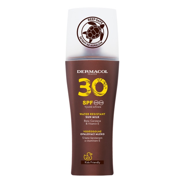 Dermacol Sun Water Resistant vodeodolné mlieko na opaľovanie SPF30 200 ml