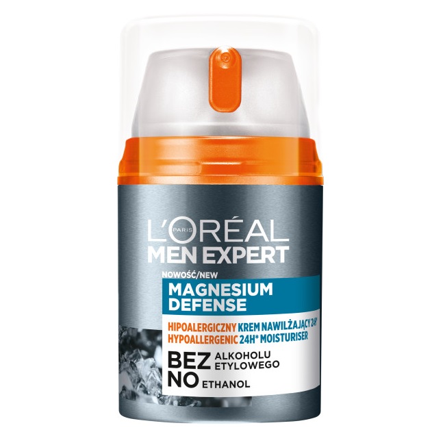 L'Oréal Paris Men Expert Magnesium Defense hypoalergénny hydratačný krém 50ml