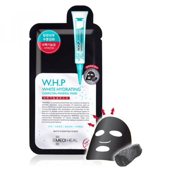 _W.H.P White Hydrating Black Mask EX čIerna Hydratačná A Bieliaca Maska Na Tvár 25ml