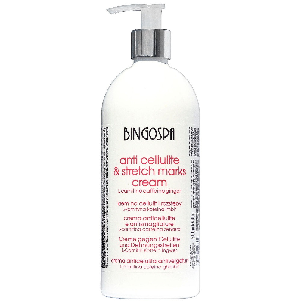 Cream For Cellulite And Stretch Marks With L-carnitine, Caffeine And Ginger