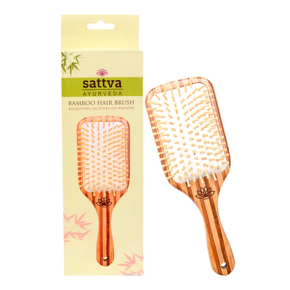 Bamboo Hair Brush Bambusový Kartáč Na Vlasy