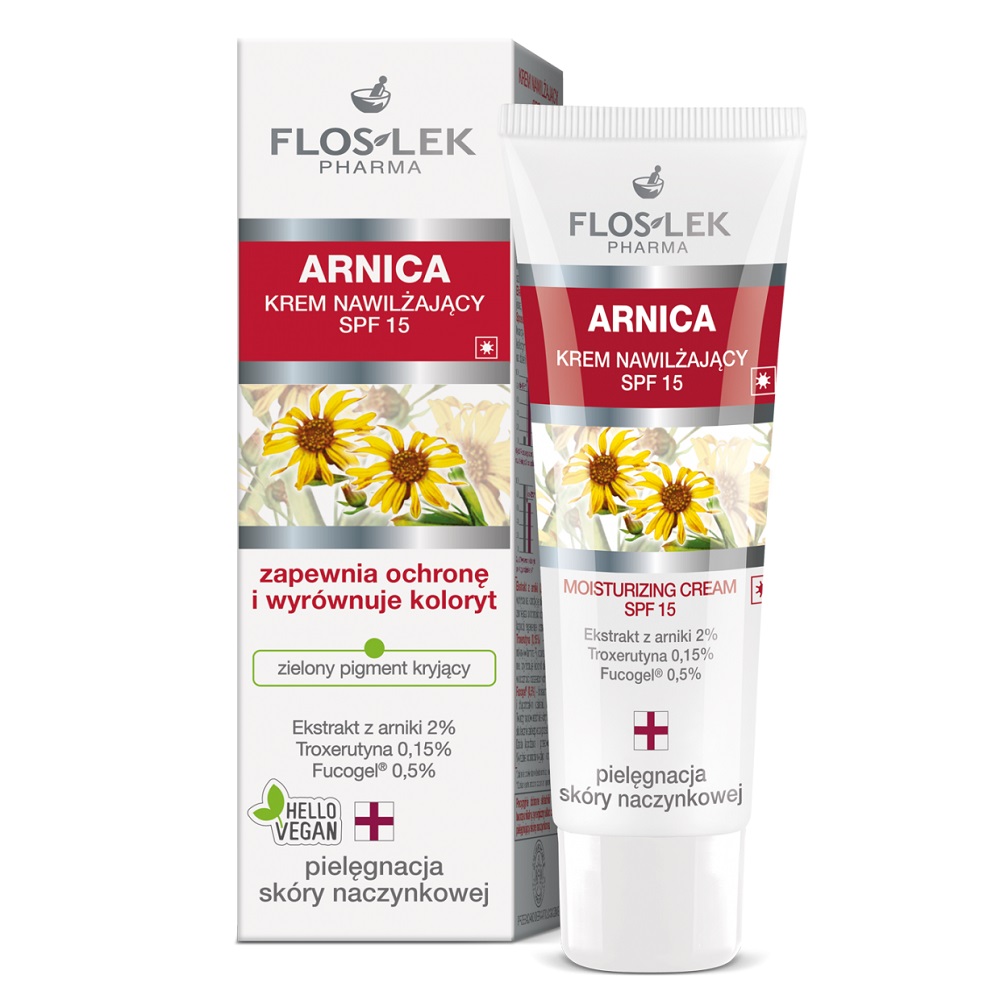 Arnika Hydratačný Krém SPF15 Na Kapilárnu Pokožku 50ml