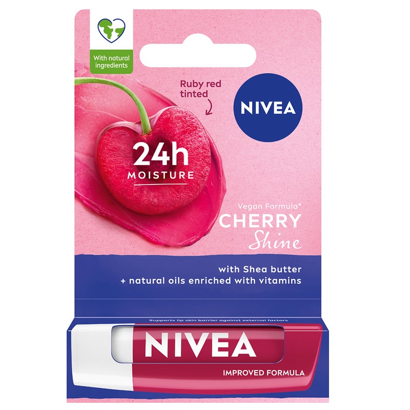 Pielęgnująca Pomadka Do Ust Cherry Shine