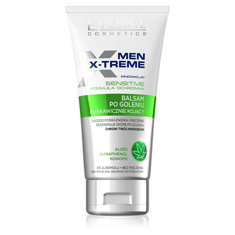 Eveline Cosmetics Men X-Treme Sensitive upokojujúci balzam po holení pre citlivú pokožku 150 ml