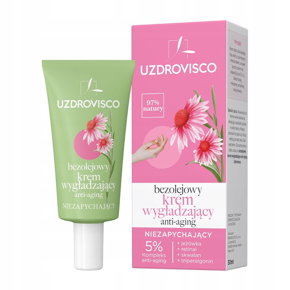 UZDROVISCO Vyhladzujúci krém proti starnutiu bez oleja 50ml