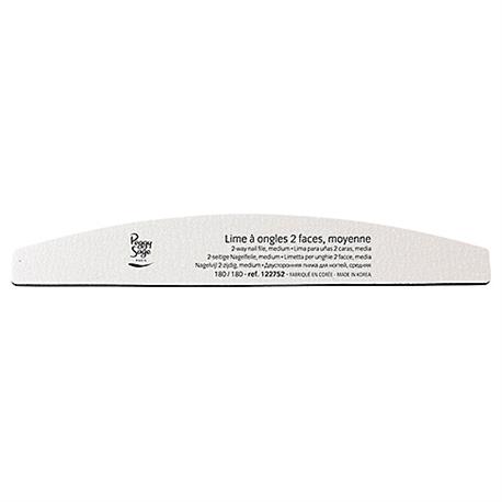 _2-Way Nail File Střední Oboustranný Pilník Na Nehty 180/180 White 2