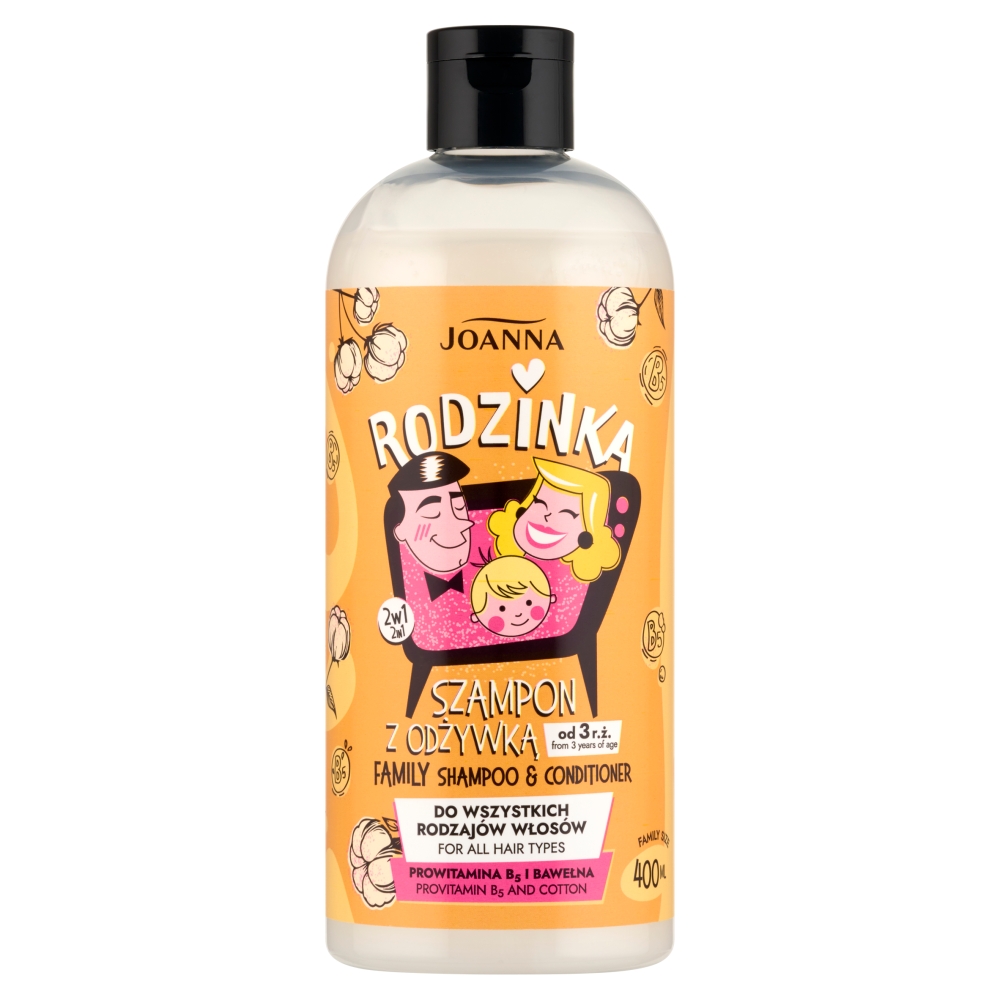 Rodzinka šAmpon S Kondicionérem, Provitamínem B5 A Bavlnou