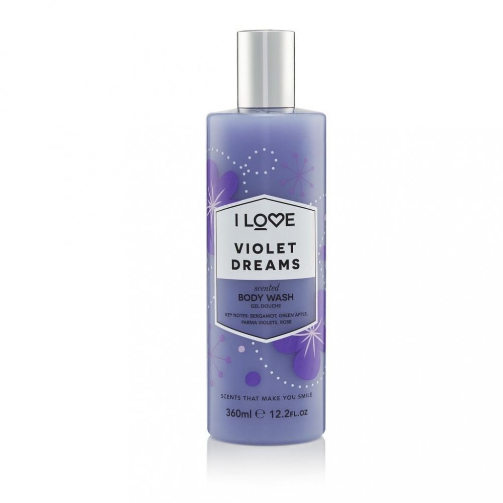 Voňavý Sprchový Gél A Gél Do Kúpeľa Violet Dreams 360ml