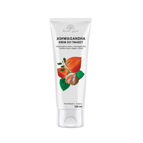 Flower Of Life, Ashwagandha Hydratačný A Upokojujúci Krém Na Tvár 100ml