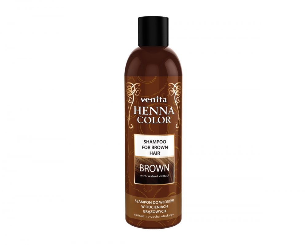 Henna Color Brown Bylinný šAmpon Pro Hnědé Vlasy