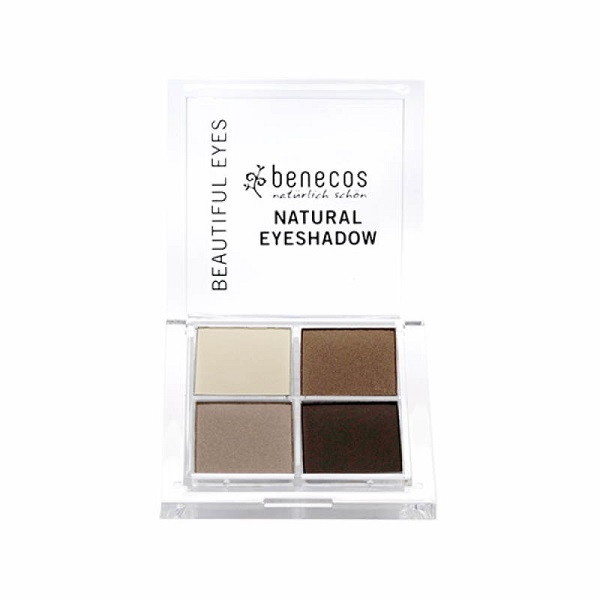 Benecos Natural Quattro Eyeshadow Paleta 4 Prírodných Očných Tieňov Coffee Cream