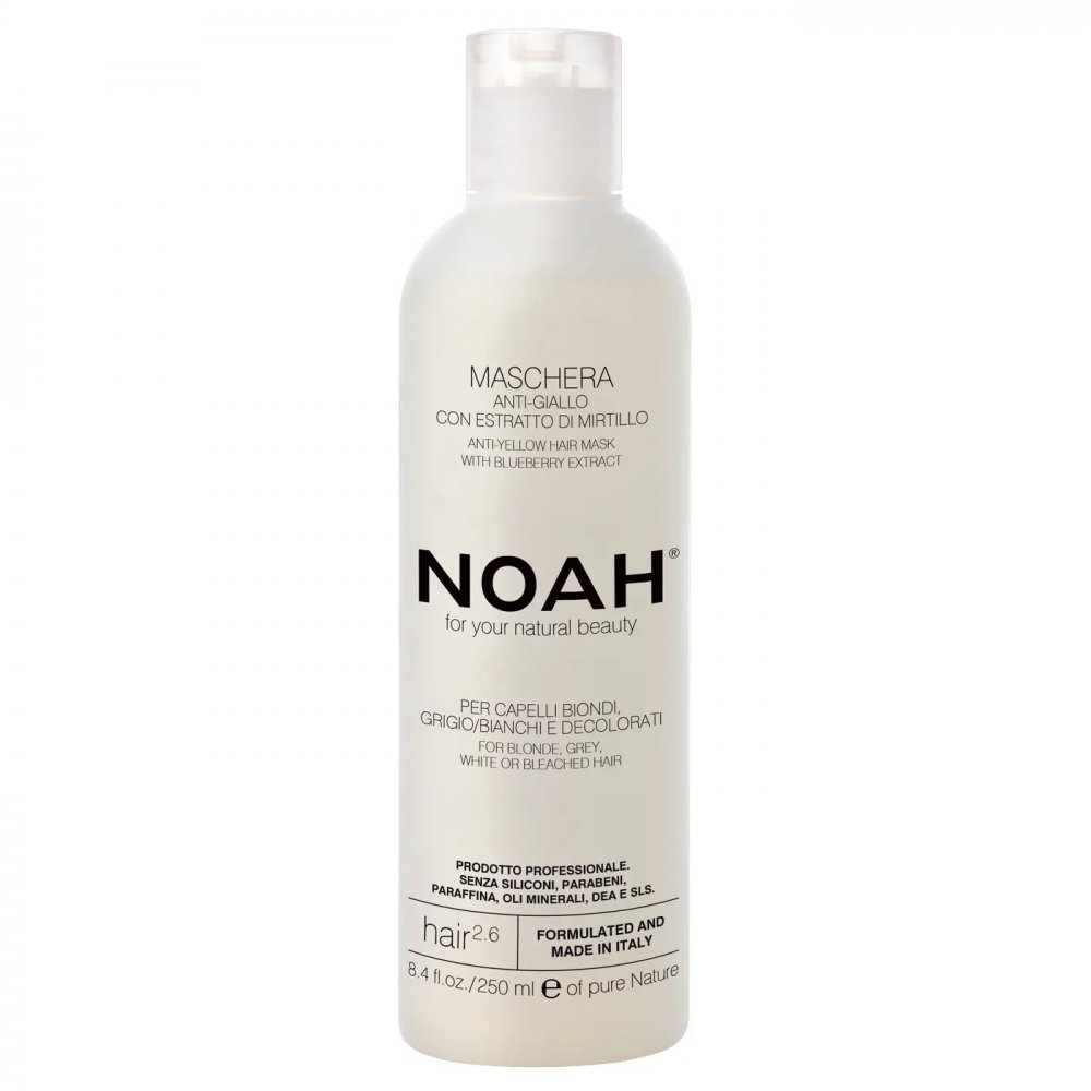 Maska Proti žLtým Vlasom S Extraktom Z čUčoriedok Maska Pre Blond A šEdivé Vlasy 250ml