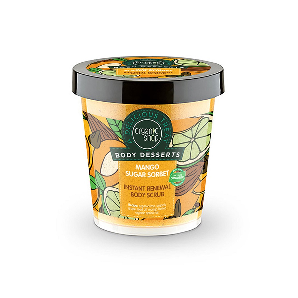 Body Desserts Cukrowy Peeling Do Ciała Sorbet Mango
