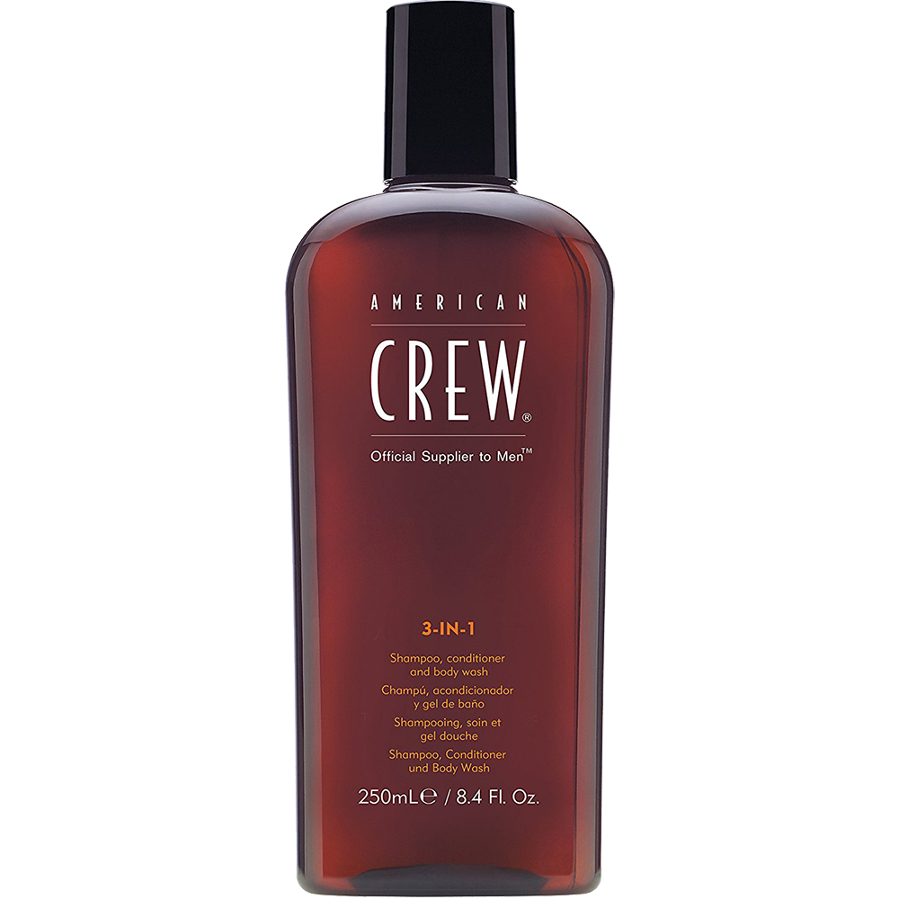 American Crew, Šampon, kondicionér a mycí gel 3v1 Šampon, kondicionér a mycí gel 250 ml