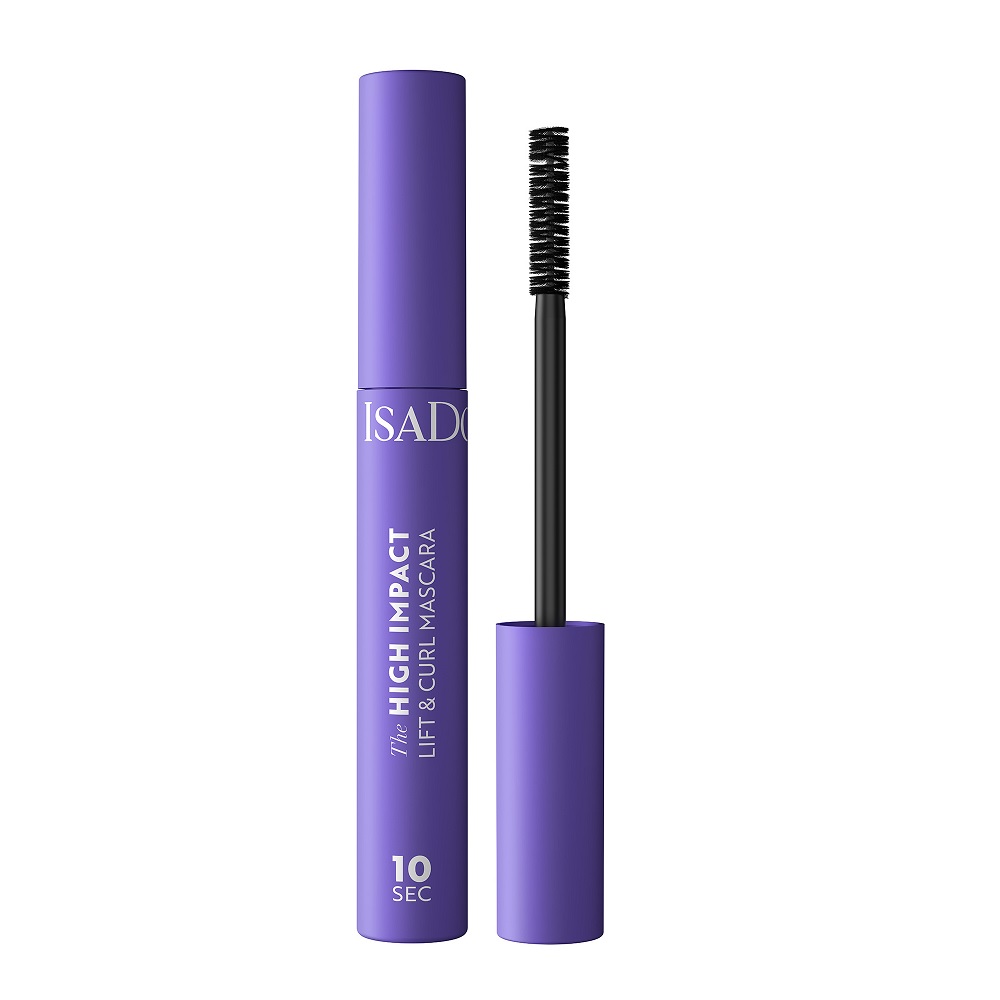 Isadora, 10 Sec High Impact Lift &amp; Curl Mascara zdvíhacia a natáčacia maskara 02 Intense Black 9ml