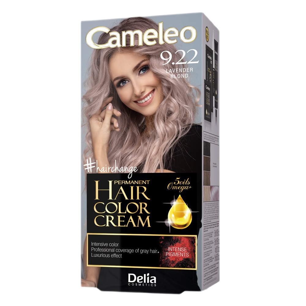 Cameleo, Omega Permanentní barva na vlasy Krémová permanentní barva na vlasy 9.22 Levandulová blond